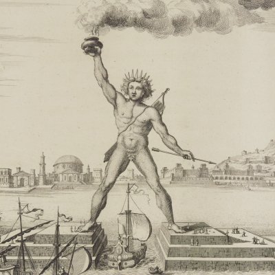Le colosse de Rhodes (Entwurff…, 1721) - Fischer von Erlach