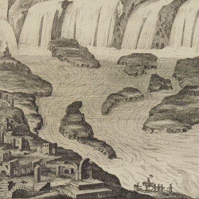 Les cataractes du Nil (Entwurff…, 1721) - Fischer von Erlach