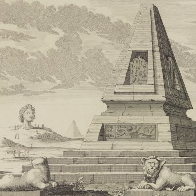 Tombeau de Sotis à Héliopolis (Entwurff…, 1721) - Fischer von Erlach