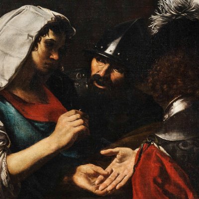 La diseuse de bonne aventure (version de Toledo) - Valentin de Boulogne