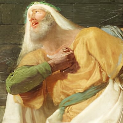 Le grand prêtre Corésus se sacrifie pour sauver Callirhoé - Ménageot