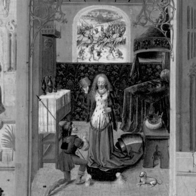 Hérode demande sa main à Mariamne (Bnf FR66, La Boucquechardiere)