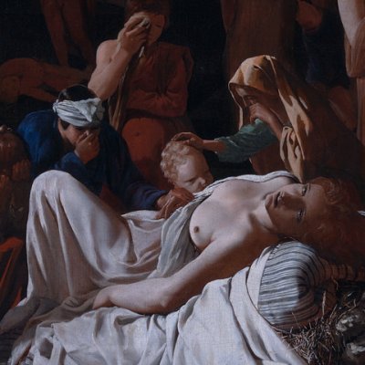 La peste dans une cité antique (la peste d’Athènes) - Michiel Sweerts