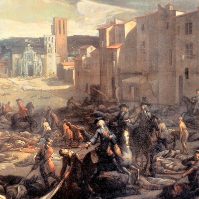 N. Roze dégage la Tourette de ses morts lors de la peste de Marseille - M. Serre