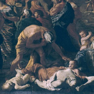 La peste d’Asdod, dit aussi Les Philistins frappés par la peste - N. Poussin