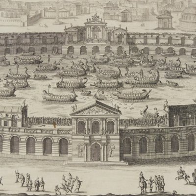 Naumachie (Entwurff…, 1721) - Fischer von Erlach