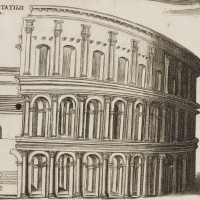 Amphitheatre of T. Statilius, Jerusalem (Antiquæ Urbis splendor) - Giacomo Lauro