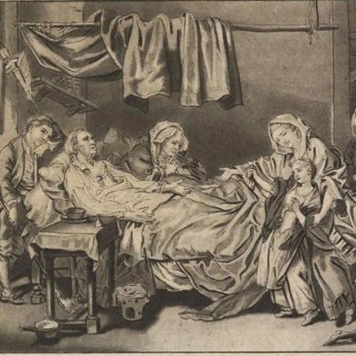 La dame bienfaisante - d’après Greuze