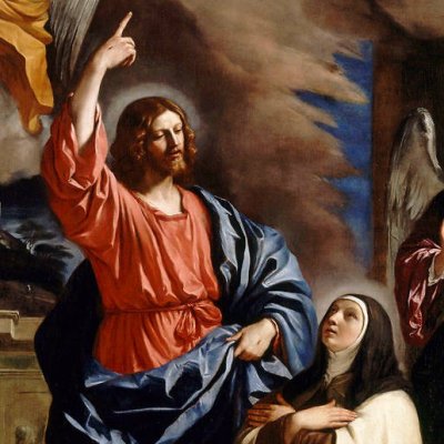 Apparition du Christ à sainte Thérèse - Le Guerchin