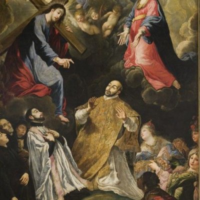 Apothéose de saint Ignace et de saint François-Xavier - Claude Vignon