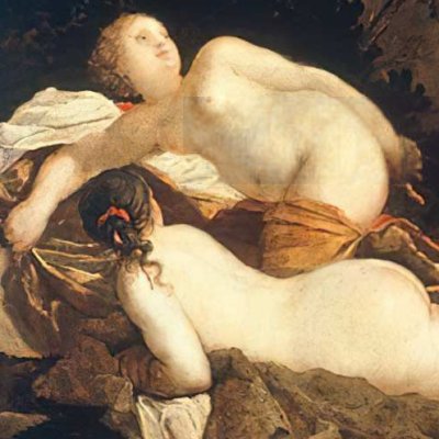 Cimon et Iphigénie - École vénitienne, 17e siècle