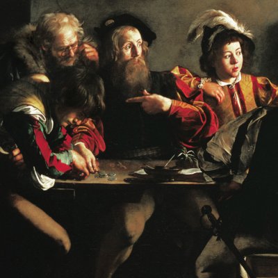 La vocation de saint Matthieu - Caravage