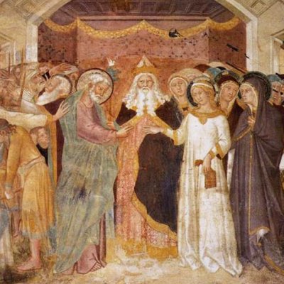 Les fiançailles de la Vierge - Lippo Vanni