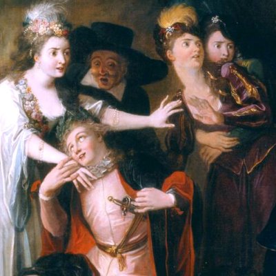 Ruse de Basile pour récupérer Quiterie (Histoire de Don Quichotte) - Coypel