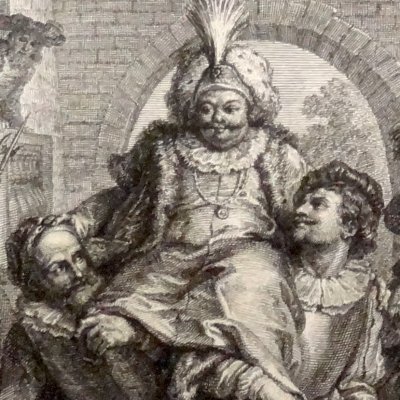 Entrée de Sancho dans l’île de Barataria (Don Quichotte, Coypel) - Tardieu