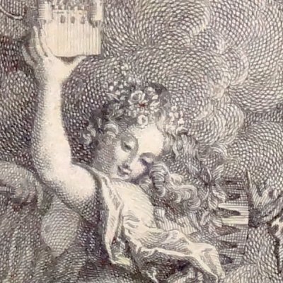 Don Quichotte est délivré de la folie par la sagesse (DQ, Coypel) - Cochin