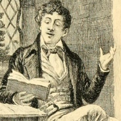 David Séchard lit Chénier à Lucien  (Lost Illusions, 1898) - Adrien Moreau