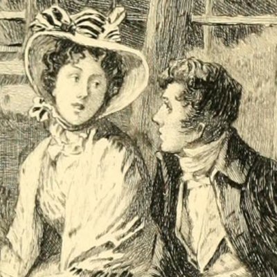 Eve & David au bord de la Charente (Lost Illusions, 1898) - Adrien Moreau