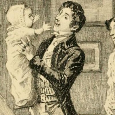 David sorti de prison retrouve son fils (Lost Illusions, 1898) - Adrien Moreau