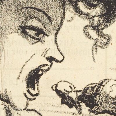 Madame Gargantua. Modèle recommandé pour le prochain carnaval - Daumier