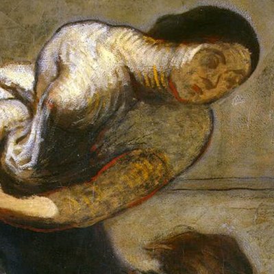 La blanchisseuse - Honoré Daumier