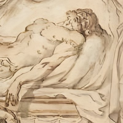 Dessin de la mort de Pélopidas - Augustin Pajou