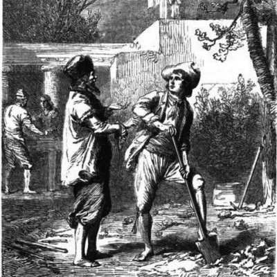 "But we must cultivate our garden" (Romans de Voltaire, 1867) - Jules Worms