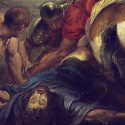 La conversion de saint Paul (version de la galerie Courtauld) - Rubens