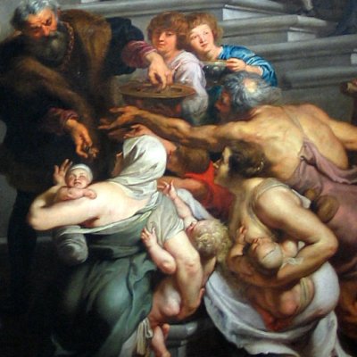 La conversion de saint Bavon - Rubens