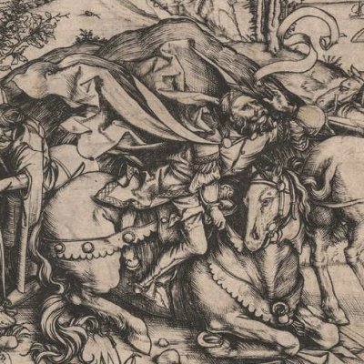 La conversion de saint Paul - Dürer