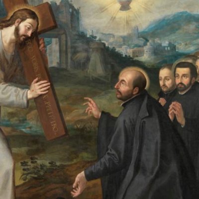 Vision de saint Ignace à La Storta - Anonyme romain (ou allemand ?)
