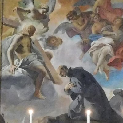 Triptyque de l’autel de st Ignace (Église St-Ignace de Loyola, Rome) - A. Pozzo