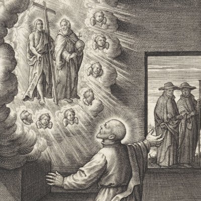 Vision d’Ignace de Loyola à La Storta - Hieronymus Wierix