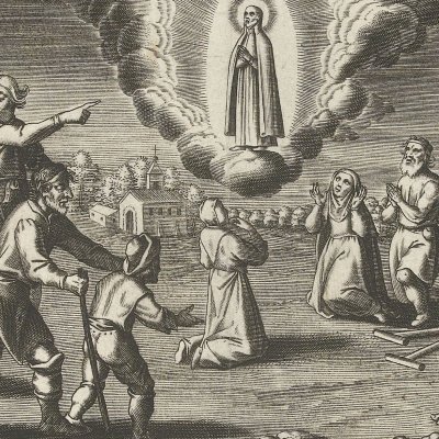 Miracles d’Ignace - Jan Collaert II d’après Juan de Mesa