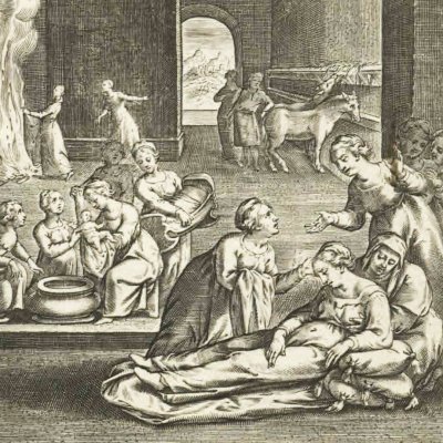 Naissance d’Ignace en 1491 (Vita I. Loiolæ, 1622)