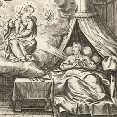 Vision de la Vierge (Vita I. Loiolæ, 1622)