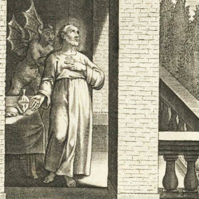 Ignace jeûne 7 jours à Manrèse (Vita I. Loiolæ, 1622)