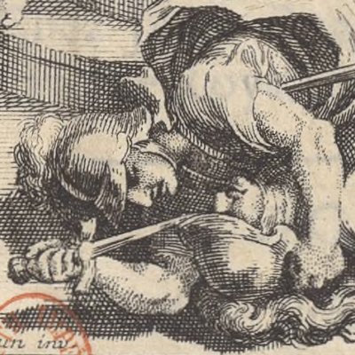 Frontispice du t. 1 (Œuvres de Racine, 1676) - F. Chauveau