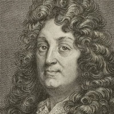 Portrait de Racine par Daullé (Œuvres de Racine, 1760) - De Sève