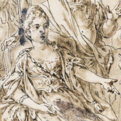 Athalie (Dessins pour le théâtre de Racine, 1768) - Gravelot