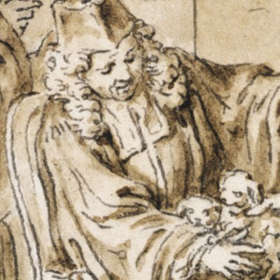 Les Plaideurs (Dessins pour le théâtre de Racine, 1768) - Gravelot