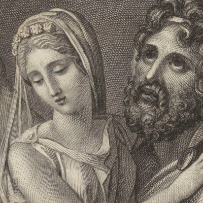 Iphigénie, acte V (Œuvres de Racine, 1801) - Massard d’après Gérard