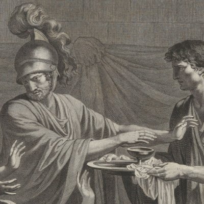 Mithridate, acte V (Œuvres de Racine, 1801) - Langlois d’après Peyron