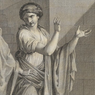 Mithridate, acte III (Œuvres de Racine, 1801) - Ponce d’après Peyron