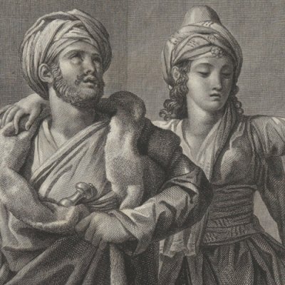 Bajazet, acte III (Œuvres de Racine, 1801) - Massard d’après Gérard