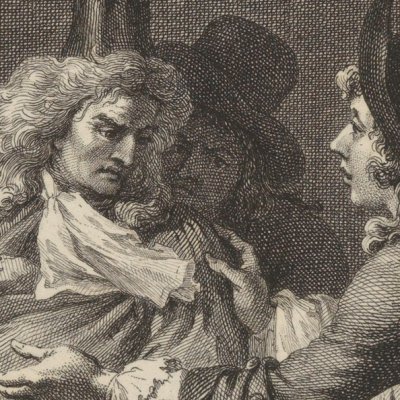Les Plaideurs, acte I (Œuvres de Racine, 1801) - Prévost d’après Taunay
