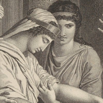 Esther, acte II (Œuvres de Racine, 1801) - Mathieu d’après Chaudet