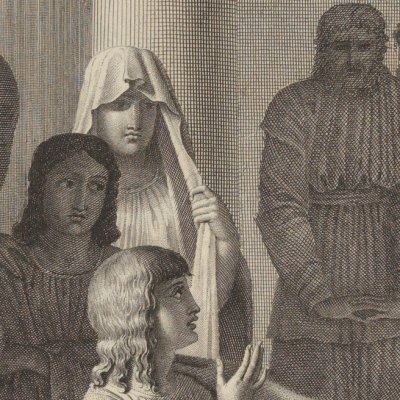 Athalie, acte II (Œuvres de Racine, 1801) - Girardet d’après Chaudet