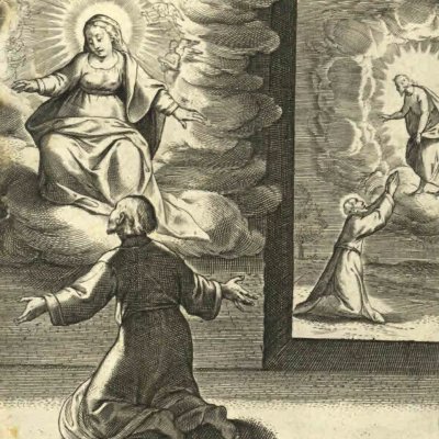 Vision du Christ et de la Vierge (Vita I. Loiolæ, 1622)