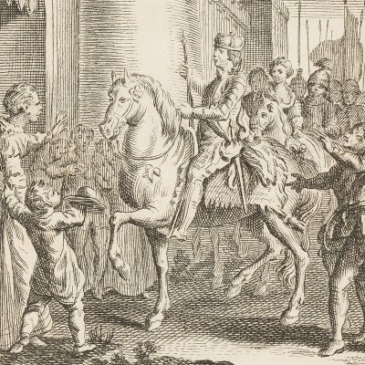 Entrée triomphale de Charles à Orléans (Voltaire, La Pucelle d’Orléans, ch. 20, 1762)
